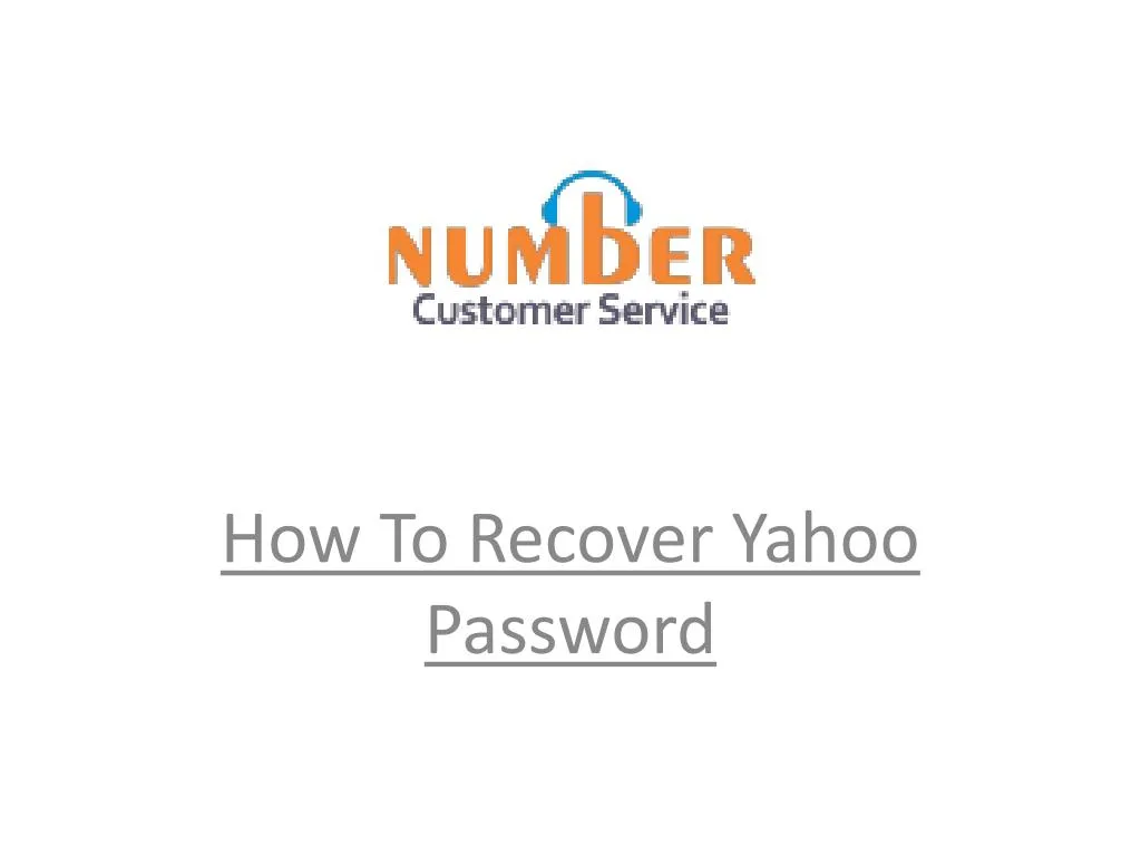 how to recover yahoo password