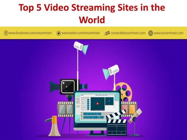 Top 5 video streaming sites in the world