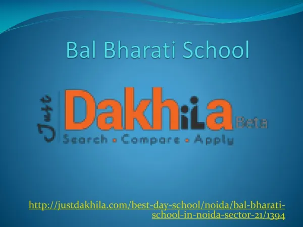 Bal Bharati School Noida