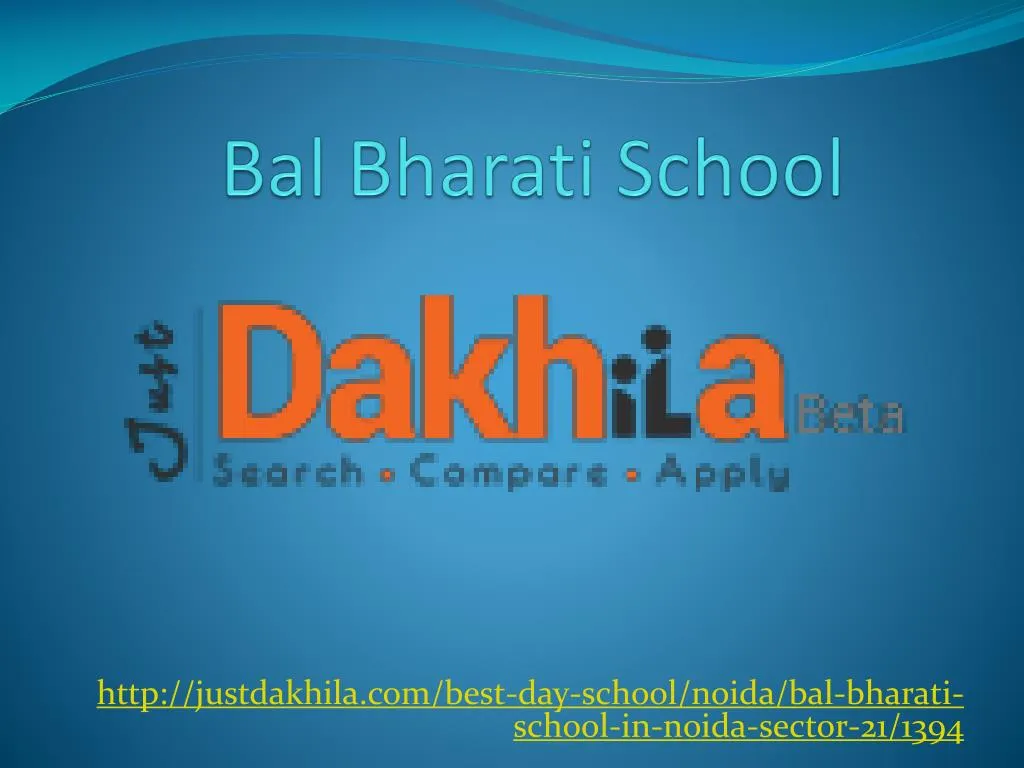 bal bharati school