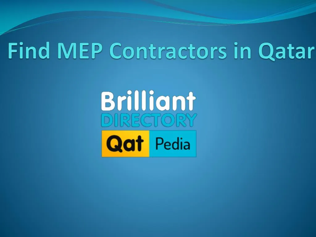 find mep contractors in qatar