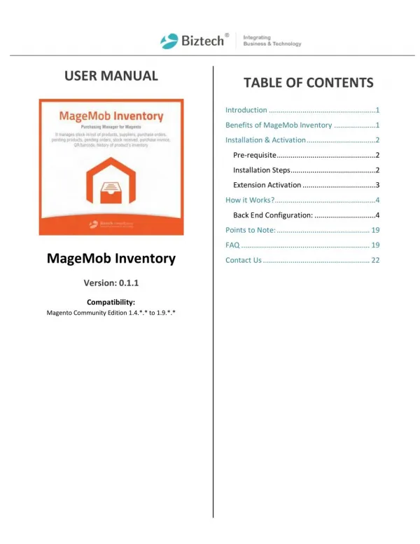 Complete Inventory Management Solution for Magento