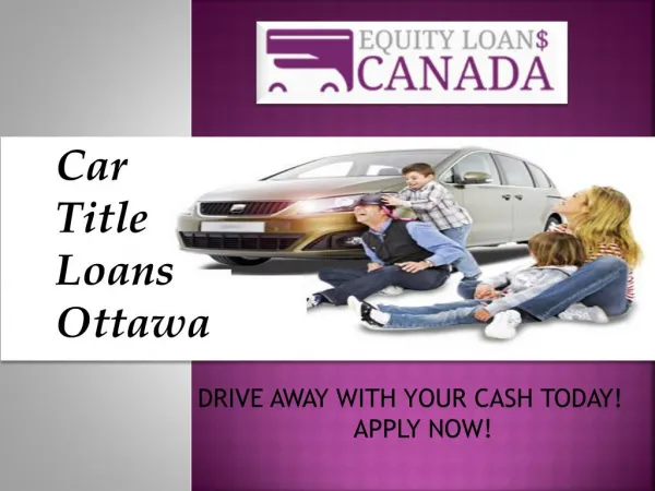 Car Title Loans In Ottawa