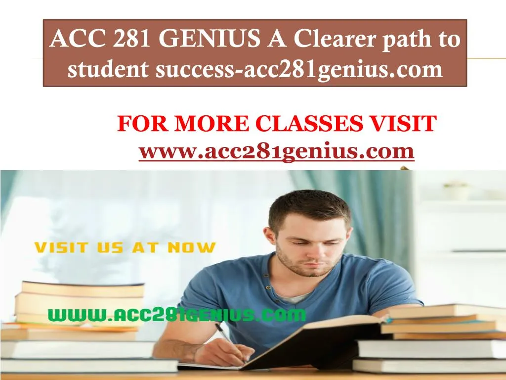 acc 281 genius a clearer path to student success