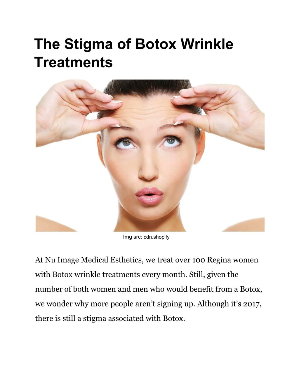 the stigma of botox wrinkle treatments