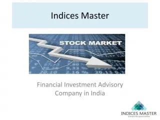 Financial Investment Advisory Company in India - slide 1