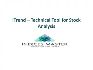 iTrend – Technical Tool for Stock Analysis - slide 1