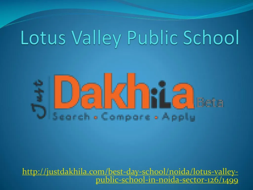 lotus valley public school