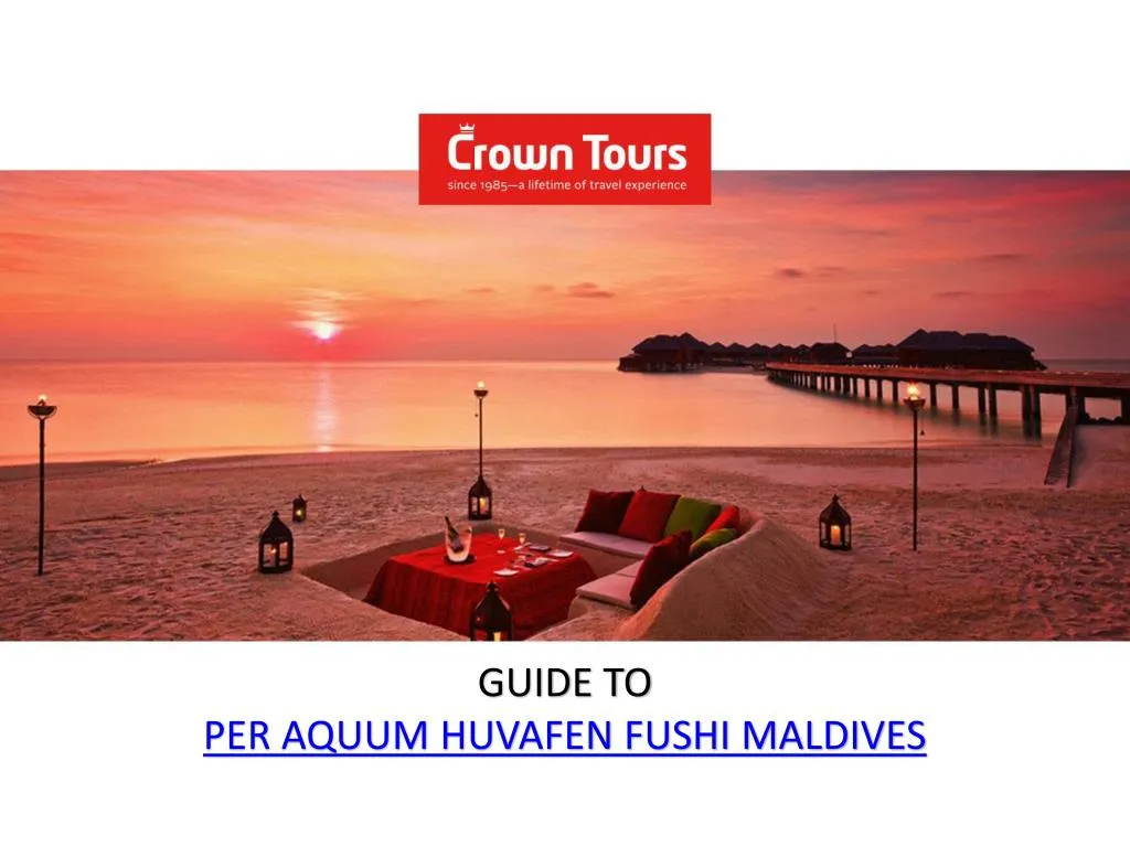 guide to per aquum huvafen fushi maldives