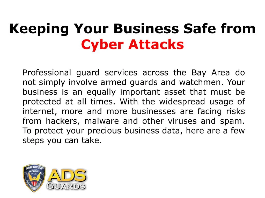 keeping your business safe from cyber attacks