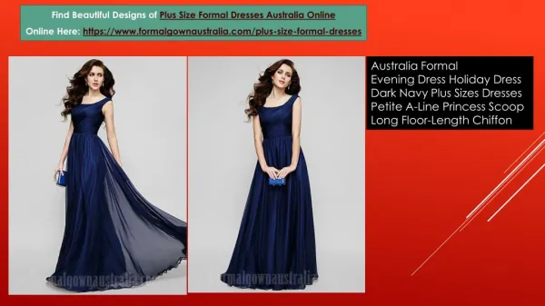 Plus Size Formal Dresses Australia Online