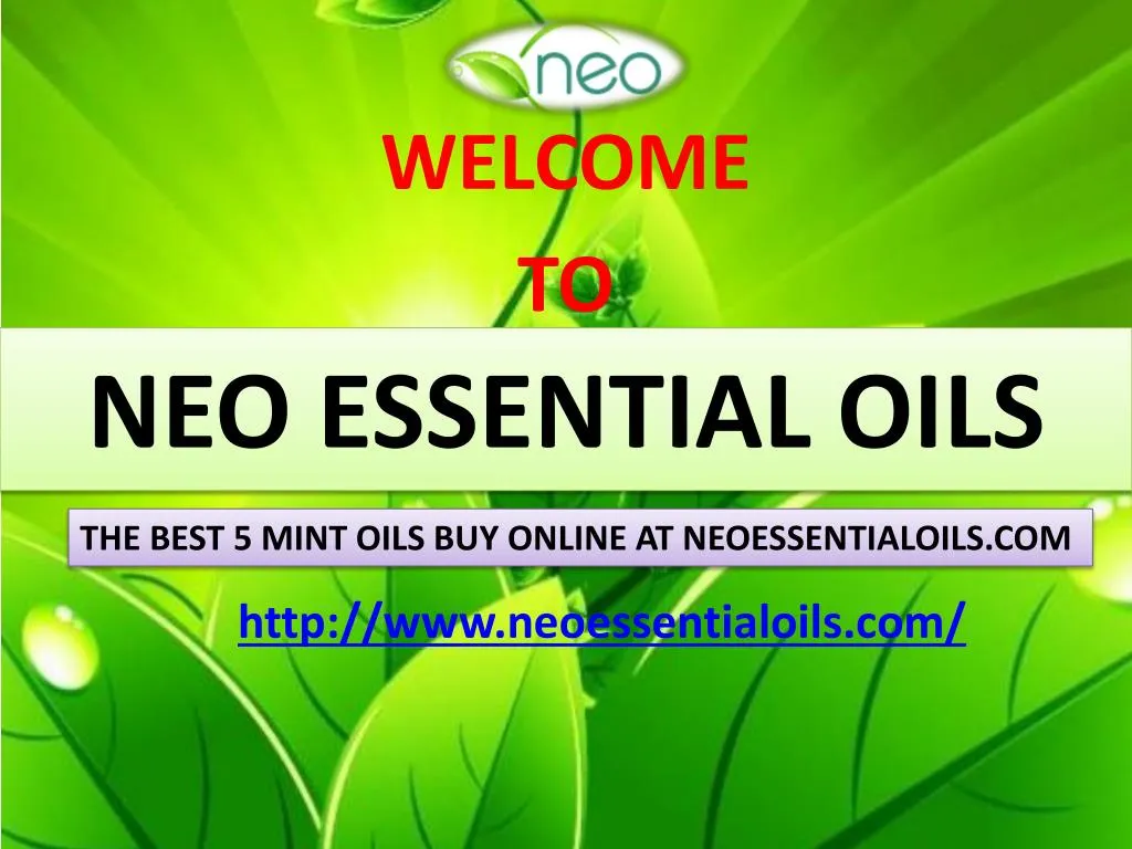 neo essential oils
