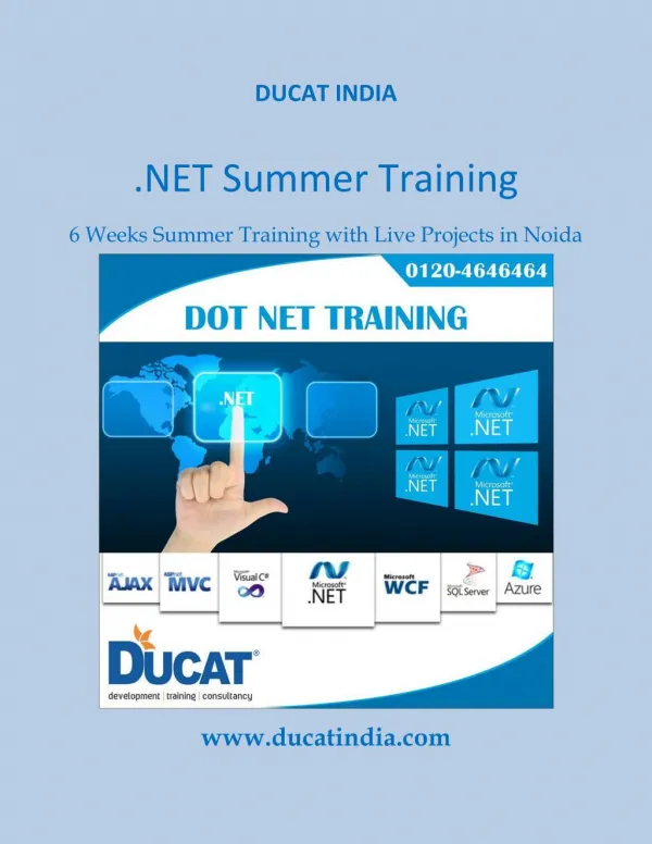 DotNet Summer training
