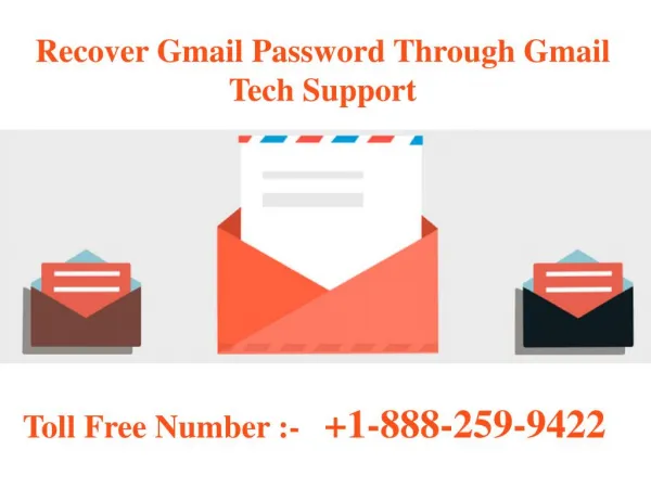 Recover Forgotten Gmail Password In iPhone @ 1-888-259-9422