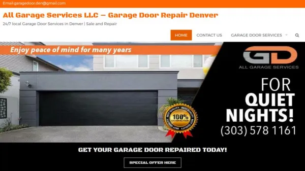 Garage Door Panels Replacement Denver