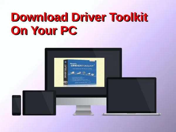 Download Driver Toolkit On Your PC
