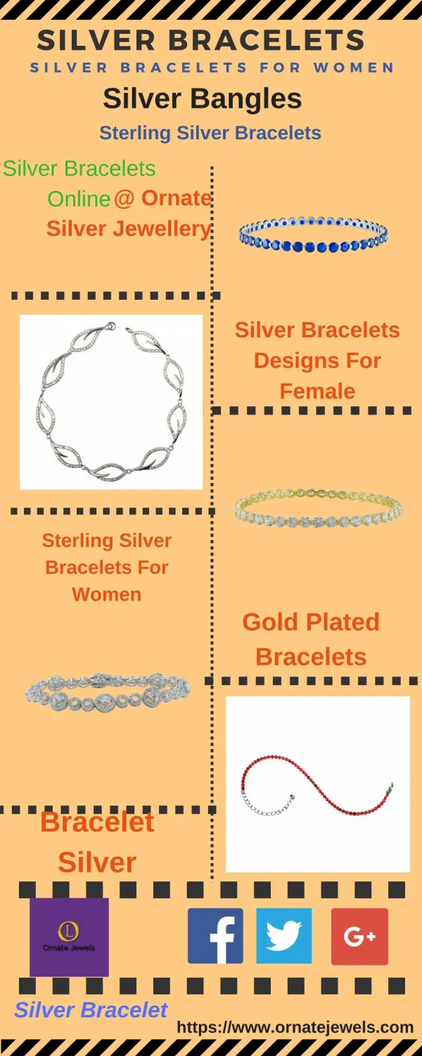 Silver Bracelets : Shop Sterling Silver Bangles For Women, Girls