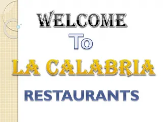Perth Italian Restaurants - slide 1