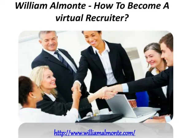 William Almonte - How To Become A virtual Recruiter? q