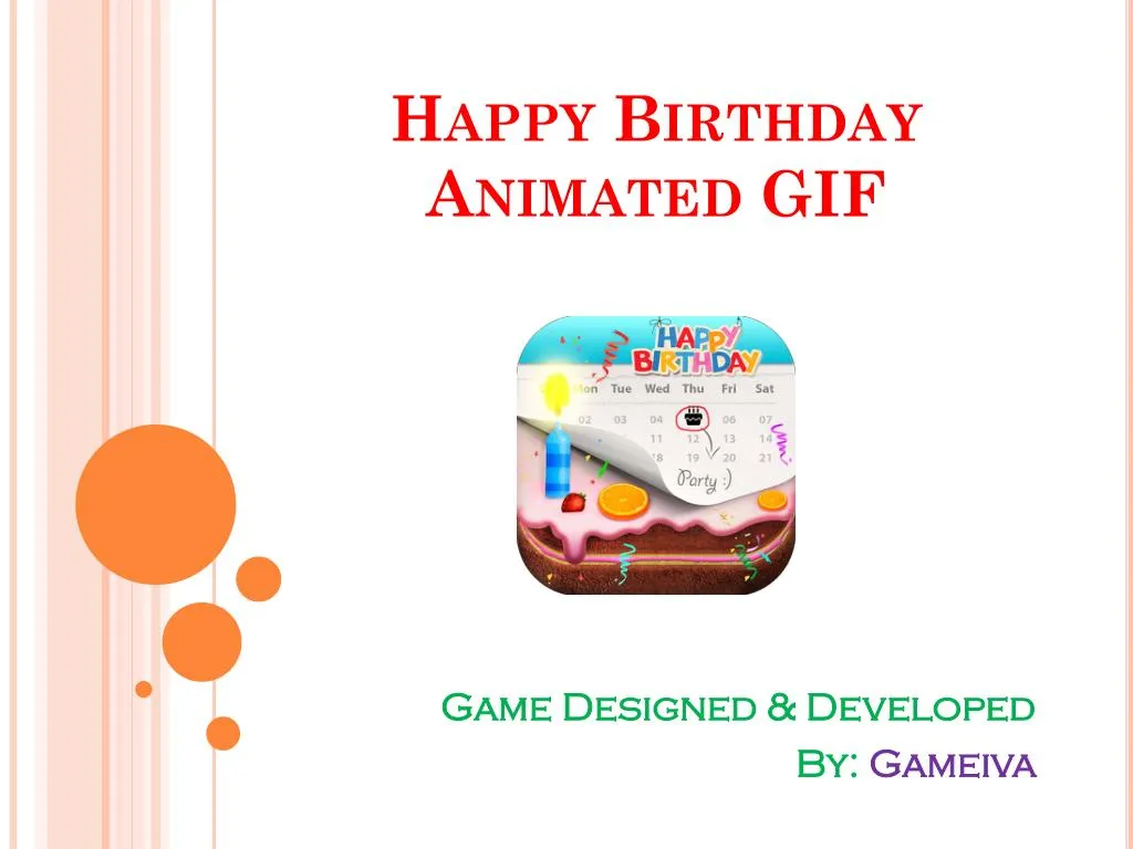 happy birthday animated gif