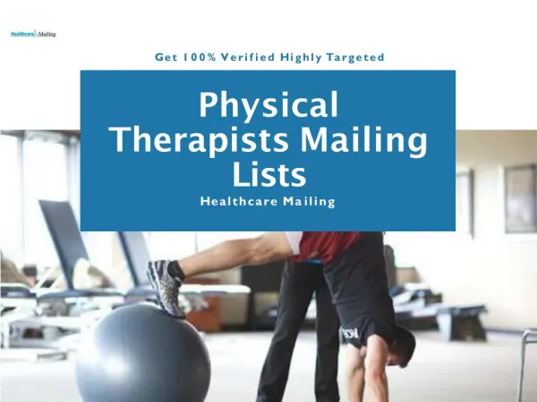 physical therapists direct mailing lists