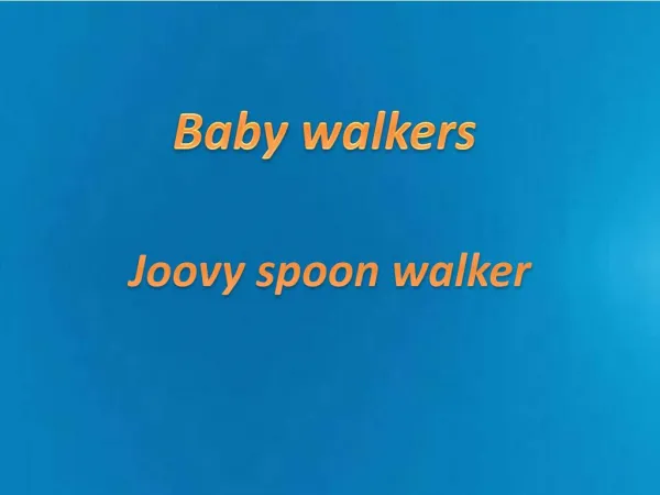 Best baby walker reviews.