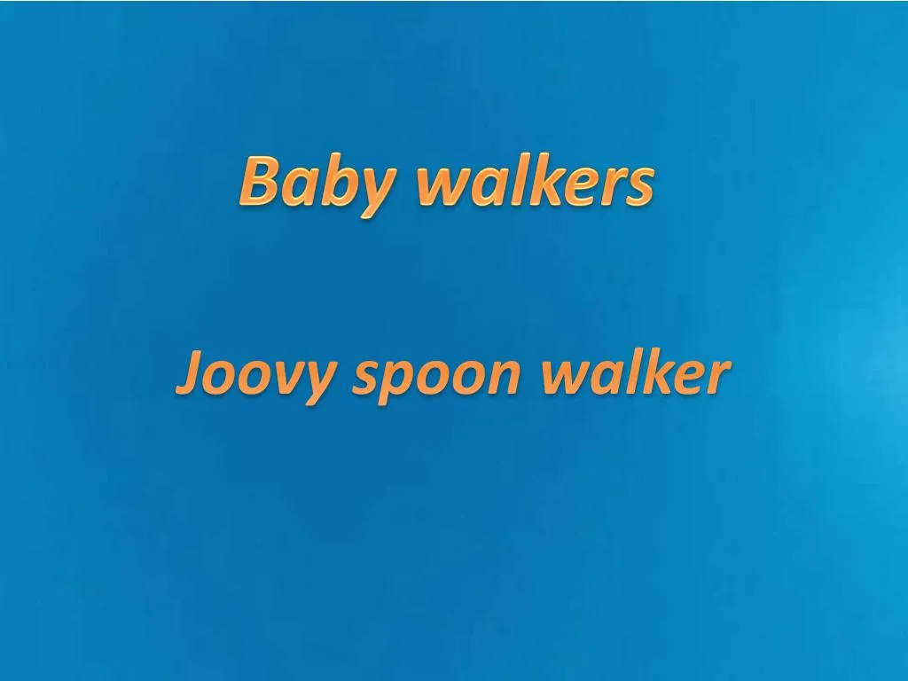 baby walkers