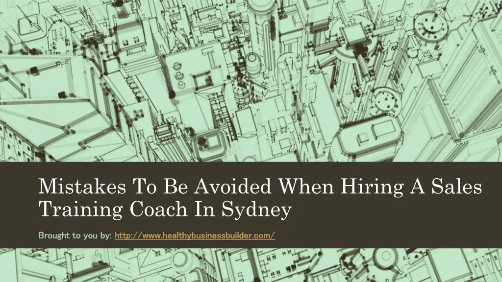 mistakes to be avoided when hiring a sales training coach in sydney