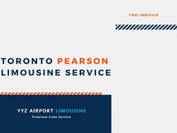 Toronto Pearson Limousine
