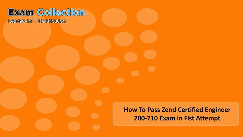 how to pass zend certified engineer 200 710 exam