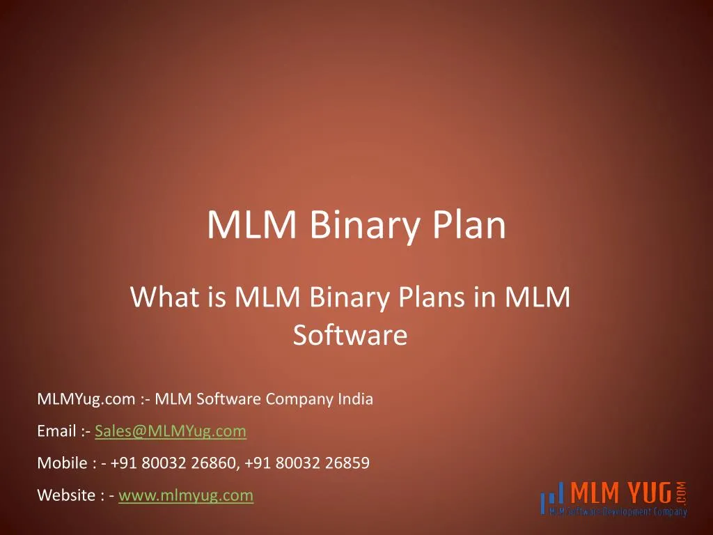 mlm binary plan