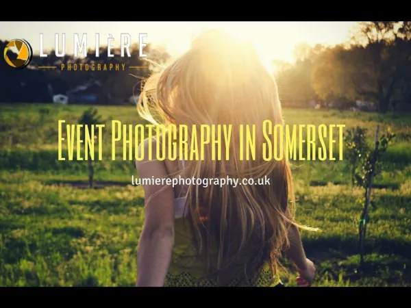 Event Photography in Somerset