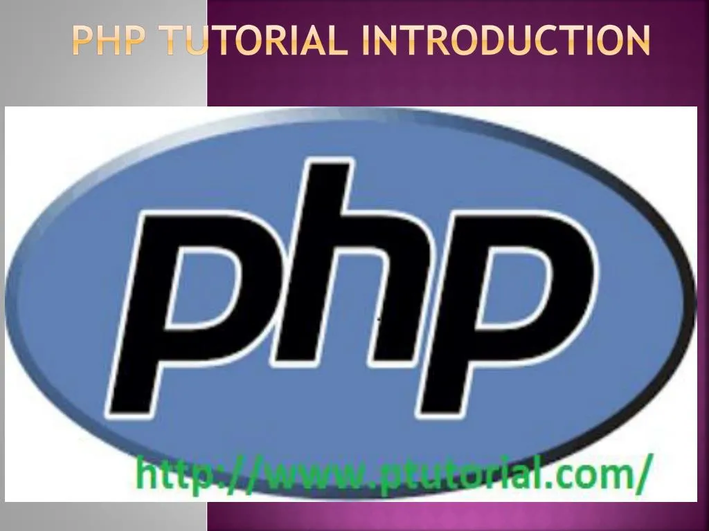 php tutorial introduction
