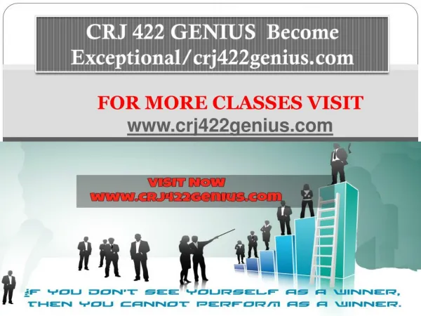 CRJ 422 GENIUS Become Exceptional/crj422genius.com