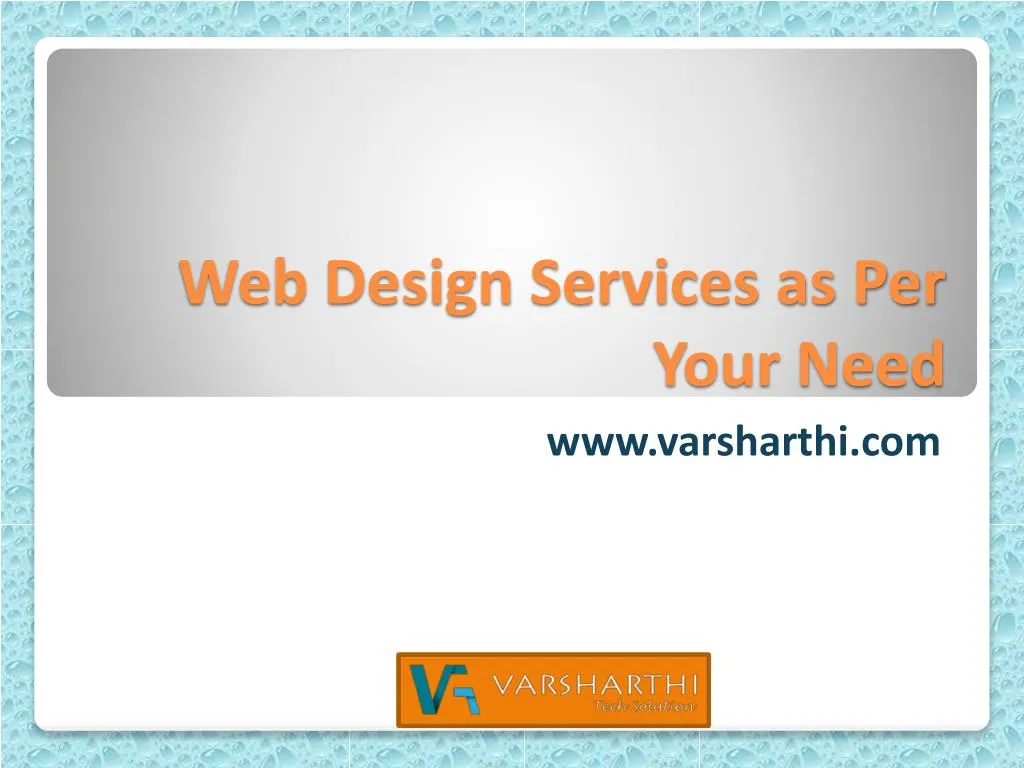 web design services as per your need