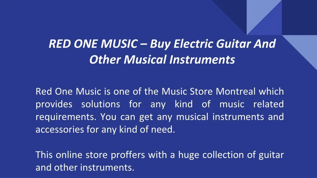 red one music buy electric guitar and other musical instruments