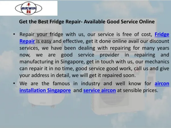 Available Good Service Online
