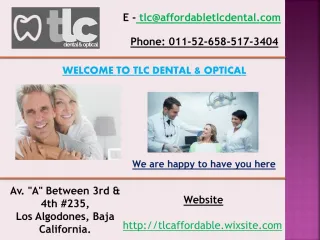 Periodontal dentist in los algodones mexico - slide 1