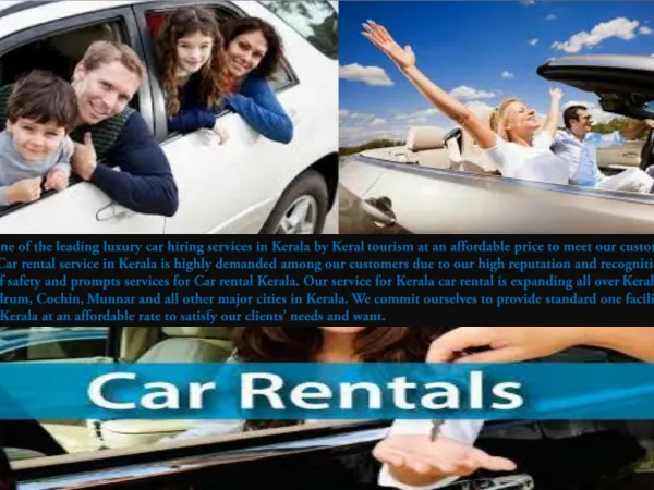 Great Discount for Kerala car hire
