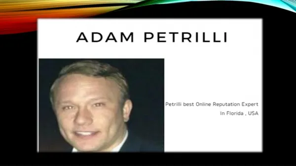 Adam Petrilli - The Way To Enter The Contest