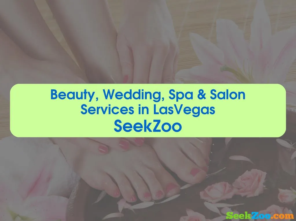 beauty wedding spa salon services in lasvegas