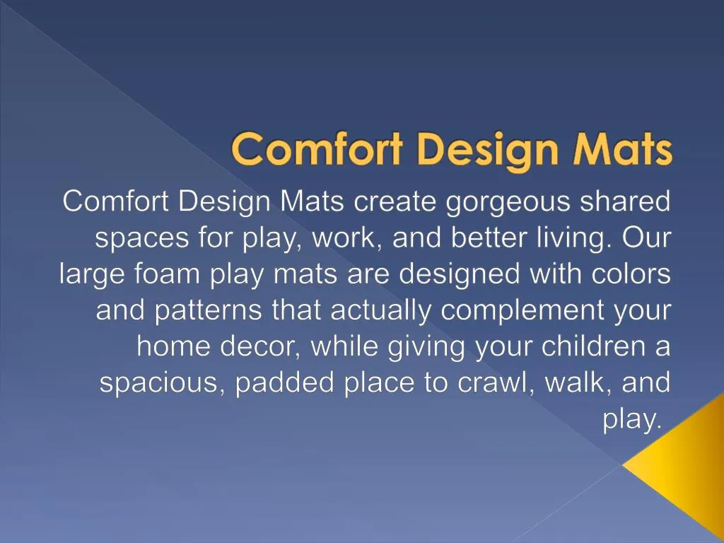 comfort design mats