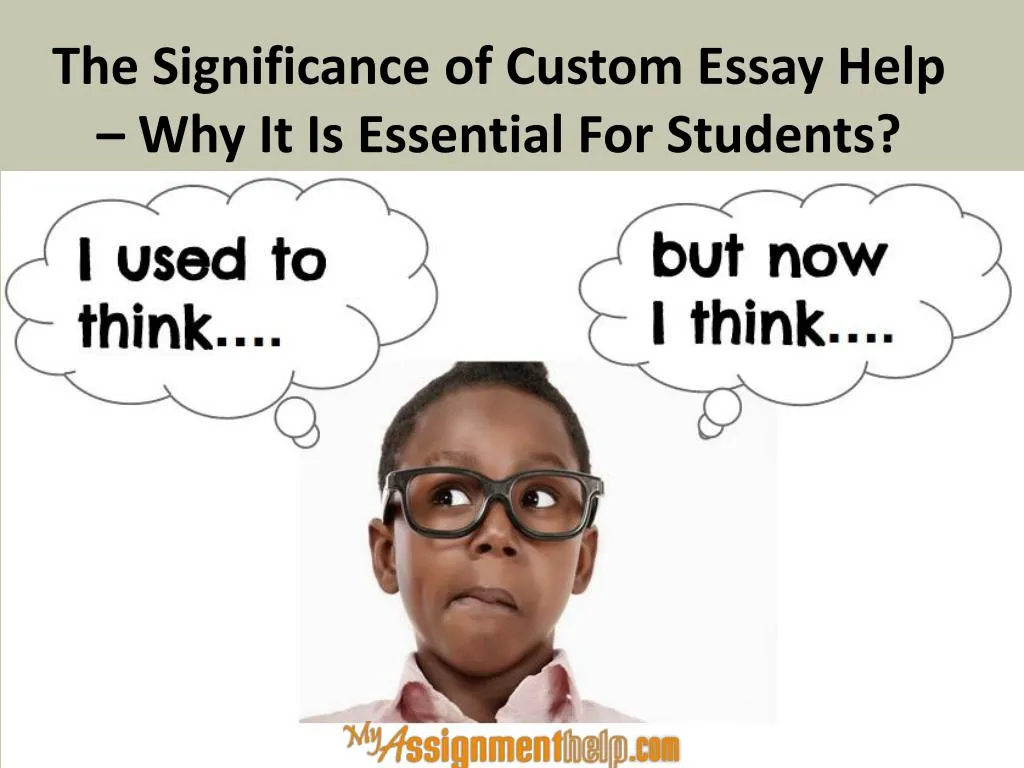the significance of custom essay help