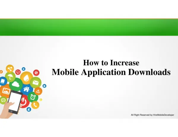 How to Increase Mobile Application Downloads