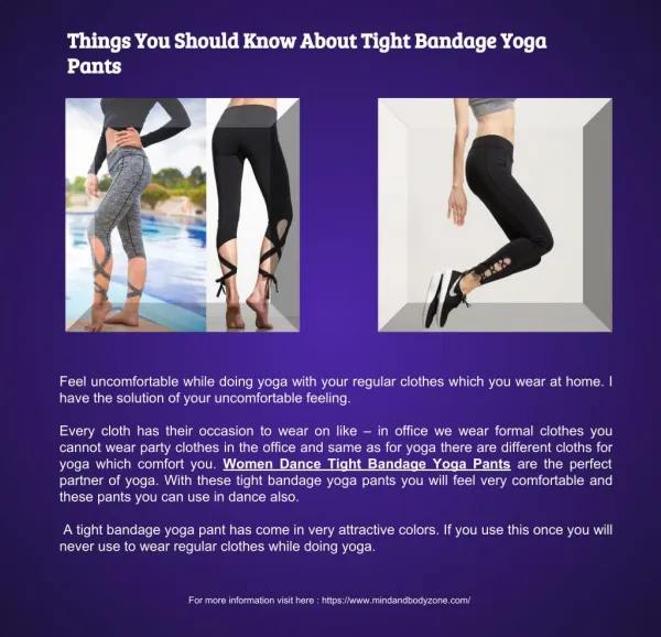 Things You Should Know About Tight Bandage Yoga Pants