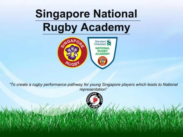 Singapore National Rugby Academy