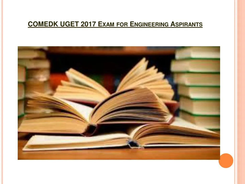 comedk uget 2017 exam for engineering aspirants