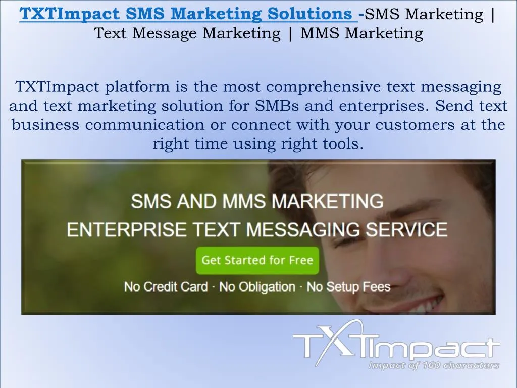 txtimpact sms marketing solutions sms marketing
