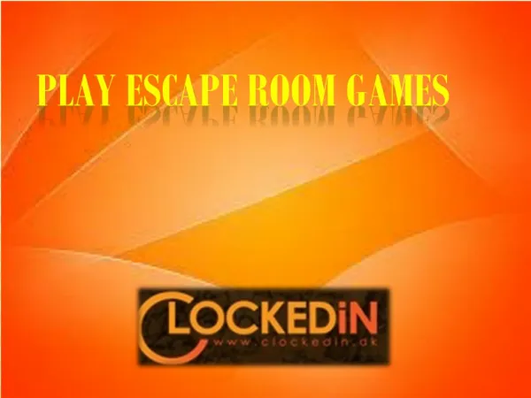Play Mystery Escape Room Games