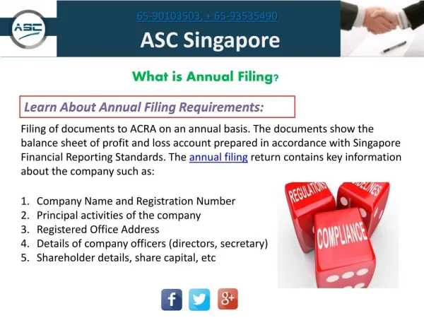 What is Annual Filing?